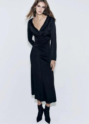 Zara limit -70% 💛 платье роскошное стильное s, m