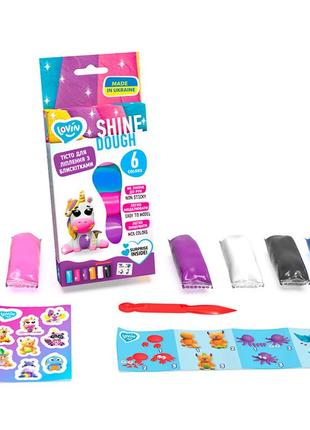 Набір тіста для ліплення shine assorted tm lovin 41198 6 nia-mart