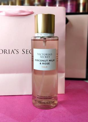 Victoria’s secret coconut milk &amp; rose natural beauty body mist