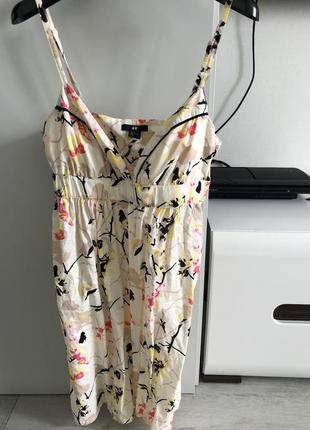 Легкое коттоновое платье сарафан от h&amp;m