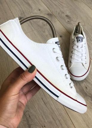 Кеды высокие белые converse (оригинал) р. 38