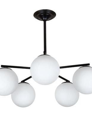 Люстра в стиле модерн 752f150-5 bk+wh