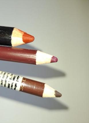 Набор карандашей коричневый кирпический бордо