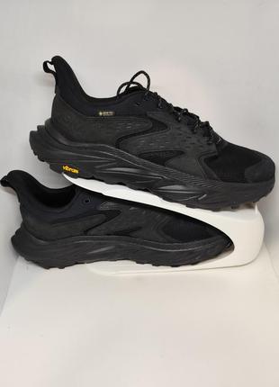 Кросівки hoka one one anacapa 2 low gore- tex (1141632-bblc)  чорного кольору оригінал, нові