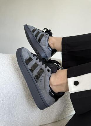 Кросівки adidas campus 00s grey/black adi-0431