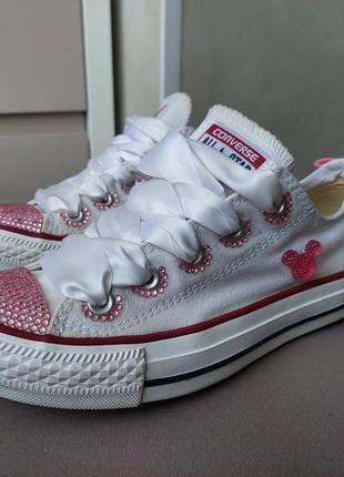Кеди конверси в стилі minni mouse, оригінал converse7 фото