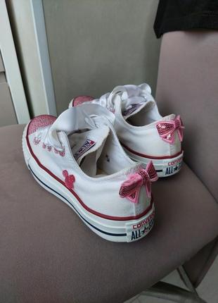 Кеди конверси в стилі minni mouse, оригінал converse4 фото