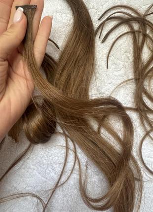 Волосы для наращивания детский срез 40 см