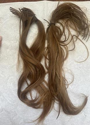 Волосы для наращивания детский срез 40 см