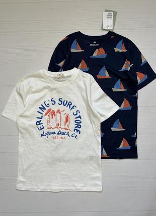 Новые футболки для мальчика h&amp;m 134/140