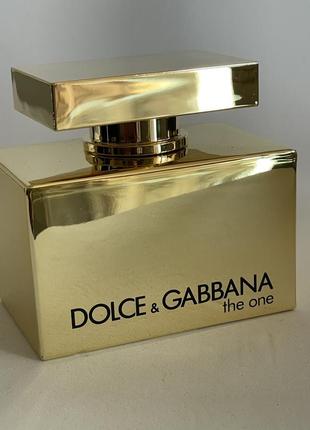 Dolce &amp; gabbana the one gold eau de parfum intense 75 мл