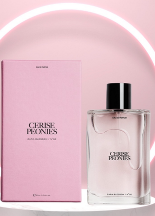 Zara 02 cerise peonies💥оригинал 3 мл распив аромата затест