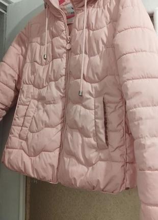 Жіноча (дитяча)  рожева курточка