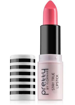 Помада для губ pretty by flormar stay true lipstik 007 - french pink4 фото