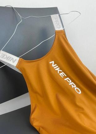 Женская спортивная майка nike pro dry-fit оригинал с широкими резинками