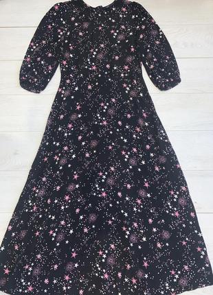 Длинное платье платья m&s 10 s-m