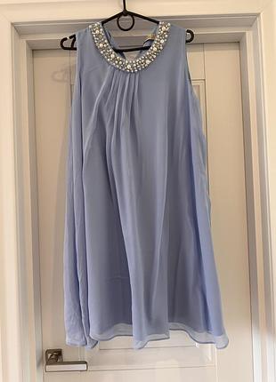 Платье шифон, не просвечивается, свободного кроя, в новом состоянии , размер м