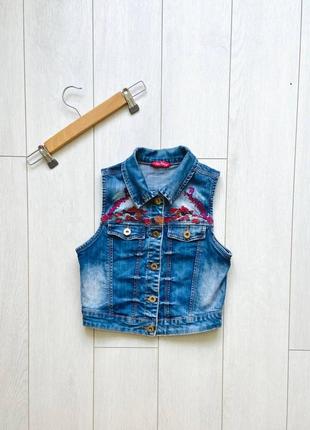 Жилетка женская джинсовая
