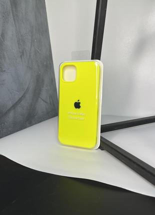 Чехол на iphone 15 plus full silicone case открытая камера, закрытый низ