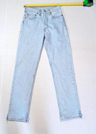 Джинсы vintage винтажные талия 70 см levis 501 501-0114 w28 l34 made in u.s.a 
стан супер