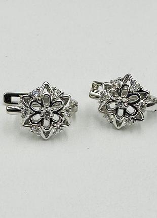 Сережки серьги золото дiаманти бриллианты