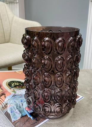 Скляна ваза декорована майя