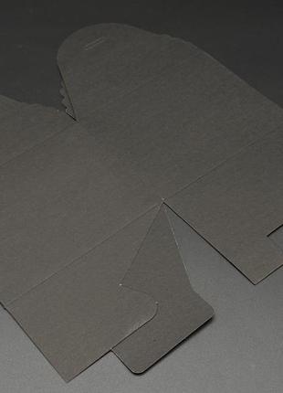 Збірні картонні коробки для подарунків. колір чорний. 12х12х9см4 фото