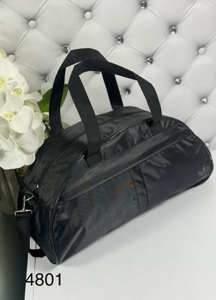 Женская мужская качественная спортивная сумка  чорна