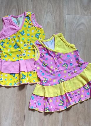 Детские платья сарафаны набор на девочку 38001
