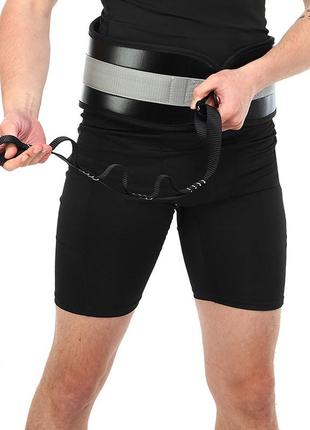 Пояс для отягощений soft dip belt n-05  черно-серый (34636016)