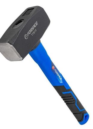 Кувалда, 1500 г, фібергласова гумова ручка forsage f-t7815