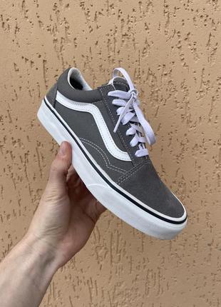 Кеды vans оригинал серые