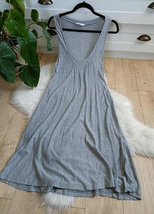 Короткое серое платье майка от new look, размер s