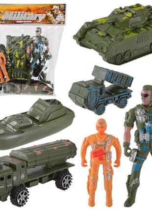 Іграшковий військовий набір star toys солдати, транспорт 2231