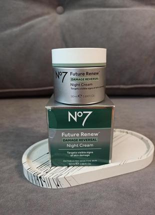 Нічний крем no7 future renew damage reversal night cream 50ml