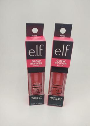 Бестселлер сияющее масло для губ glow reviver lip oil elf pink quartz
