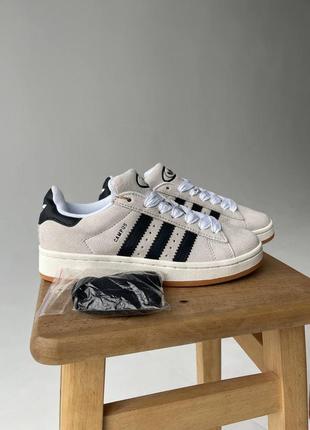 Кроссовки adidas campus oos grey premium серые женские / мужские