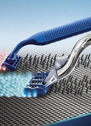 Змінні картриджі для гоління (леза касети) чоловічі gillette mach3 касети 12 шт10 фото