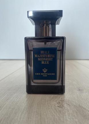 Нишевое парфюмированное масло, духи gris montaigne midnight blue