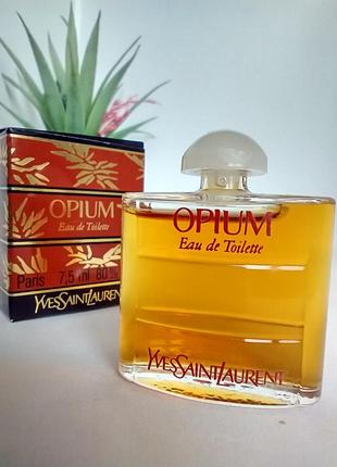 Opium yves saint laurent франция миниатюра 7.5мл