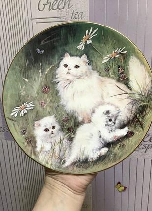 Тарелка сувенир киса кошка