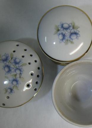 Фарфор коростень спецовники набор солонка перец соусник ссср отличное состояние как новые !!!