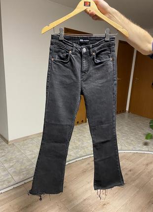 Джинсы женские zara серые джинсы mom jeans