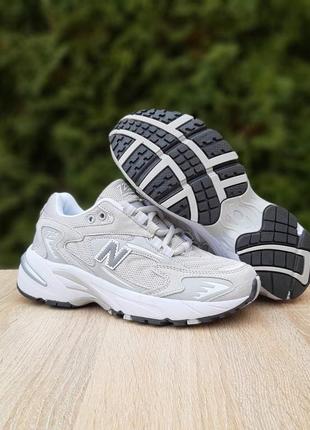 Кросівки new balance 725 світло сірі на білій