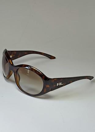 Оригинальные солнцезащитные очки ralph lauren 910/s в крупной черепаховой оправе