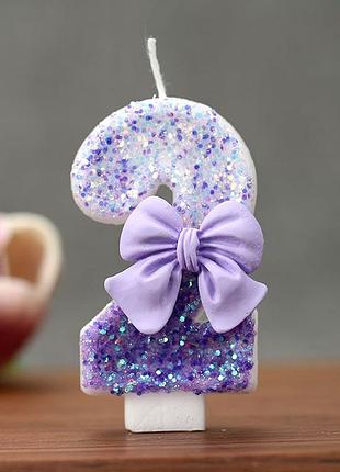 Свечки для торта 2 и 5