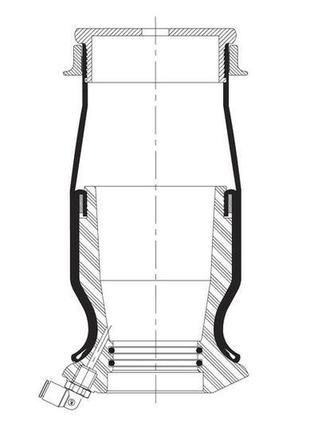 Пневморессора кабины без амортизатора renault magnum e-tech blacktech bt 11045c