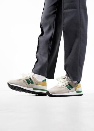 New balance 574 beige/green 36