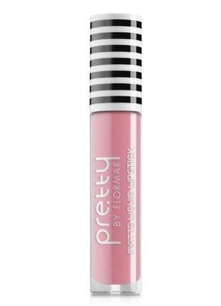 Помада для губ pretty by flormar matte liquid lipstick 006 - flirty pink4 фото