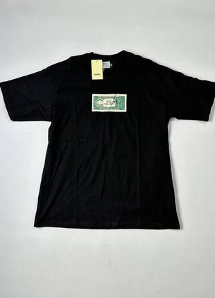 Футболка vetements one million dolar black tee • ветментс футболка мужская &lt;unk&gt; женская &lt;unk&gt; детская